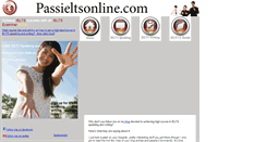 Desktop Screenshot of passieltsonline.com